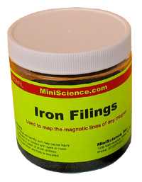 Iron Filings in a jar